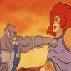 Showing the Lord of the ThunderCats who's really boss. [Annointment Trials - Trial of Strength]